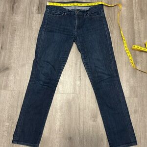 7 For All Mankind Dark Blue Straight Jeans women,Excellent Condition